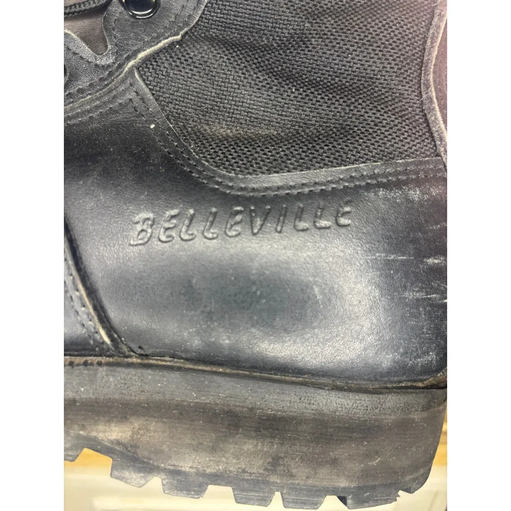 Belleville Mens 9R Gore-Tex Waterproof Leather Combat Tactical Boots Black 9301